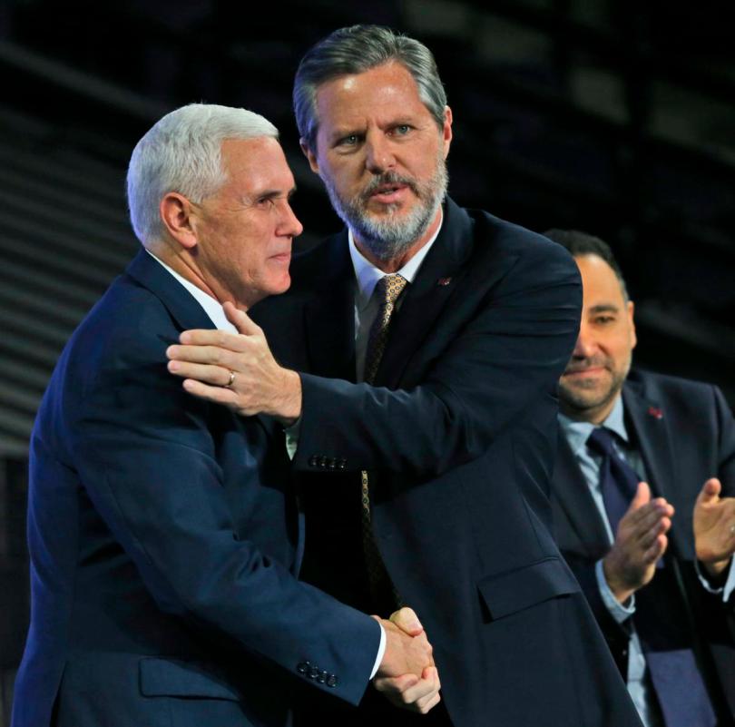 Mike Pence,Jerry Falwell Jr.
