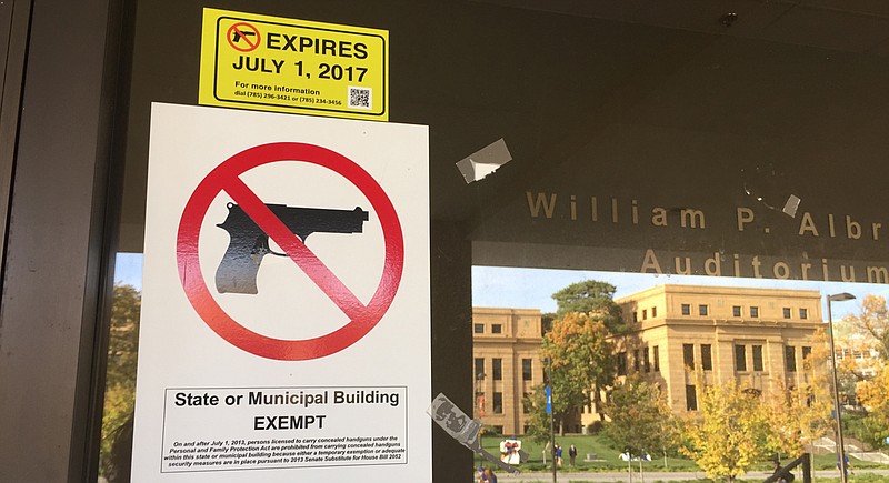 No Guns Sign KU - Sara Shepherd LJW